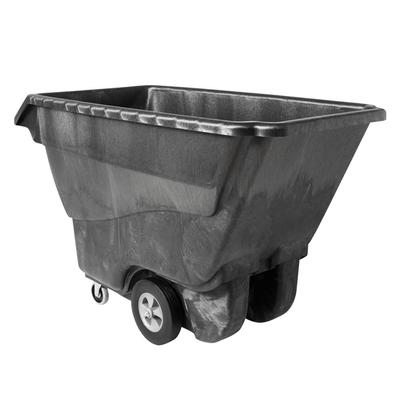 Rubbermaid FG9T1500 BLA 1 cu yd Trash Cart w/ 1250 lb Capacity, Black, Structural Foam, 1, 250-lb. Capacity