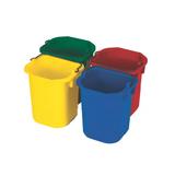 Rubbermaid FG9T8301 0000 5 qt Disinfecting Pail Set, Multi-Colored, Yellow, Red, Blue, Green, 4 Pack