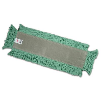 Rubbermaid FGL15300GR00 24" Disposable Dust Mop Head Only w/ Cut Ends, Green