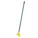 Rubbermaid FGH14600GR00 60" Invader Wet Mop Handle - 1" Headbands, Plastic, Yellow/Green