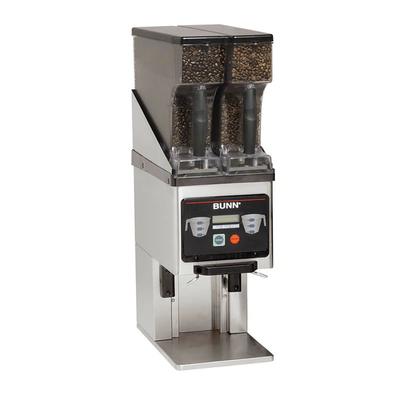 Bunn MHG SST Multi-Hopper Grinder & Storage System w/ Dual 6 lb Removable Hopper, Front Loading & Lockable, Stainless Finish, Silver, 120 V