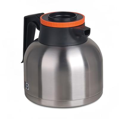 Bunn 51746.0003 Thermal Carafe, 1 9/10 L (64 oz), BrewThru Lid, Orange Lid, Vacuum Insulation, Orange Brew-Through Lid
