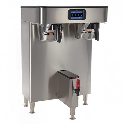 Bunn ICB TF Twin Automatic Coffee Brewer for 1 1/2 gal ThermoFresh Servers - Stainless, 120-240v/1ph, Stainless Steel