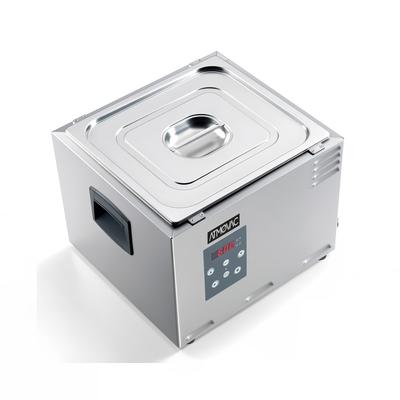 Eurodib SR23 5 gal Countertop Sous Vide Cooker w/ Lid - Stainless, 110v, Electronic Controls, 5 Programmable Settings, Stainless Steel