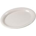 Carlisle 3308642 9-1/2" x 7-1/4" Oval Sierrus Platter - Melamine, Bone White