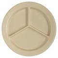 Carlisle 4351625 9" Round Melamine Dinner Plate, Tan, 24/Case, Beige