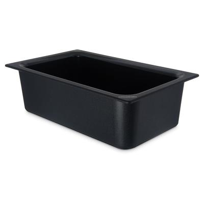 Carlisle CM110003 Full Size Food Pan - Plastic, Black