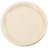 Carlisle KL20425 6 1/2" Round Melamine Pie Plate, Tan, Dozen, Beige