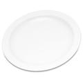 Carlisle PCD20602 6 1/2" Plastic Salad Plate, White, 6.5"