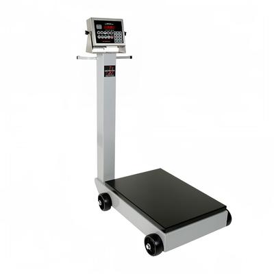 Detecto 5852F-190 500 lb Digital Portable Scale w/ 190 Weight Display Indicator, 100/240 V