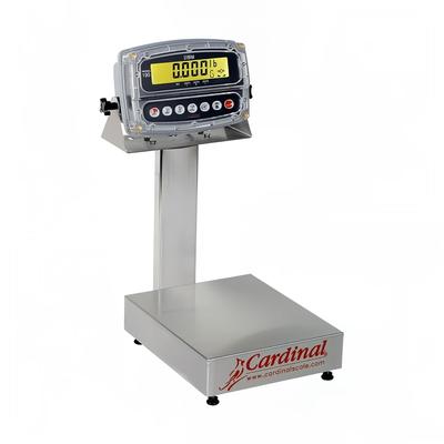 Detecto EB-30-190 Digital Bench Scale, LCD Display, lb/kg/g/oz, 30 x 1/100 lb, 10 x 12", Stainless Steel, 110/240 V