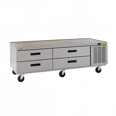 Delfield F2973CP 73" Chef Base w/ (4) Drawers - 115v, Silver