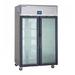 Delfield GAR2NP-G Specification Line 48" 2 Section Reach In Refrigerator, (2) Left/Right Hinge Glass Doors, 115v, Silver