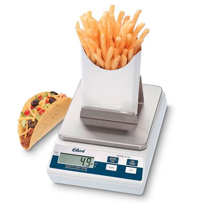 Edlund E-160 FF Counter Model Scale, French Fry Platform, Digital, 160 oz x 1/10 oz, Stainless Steel