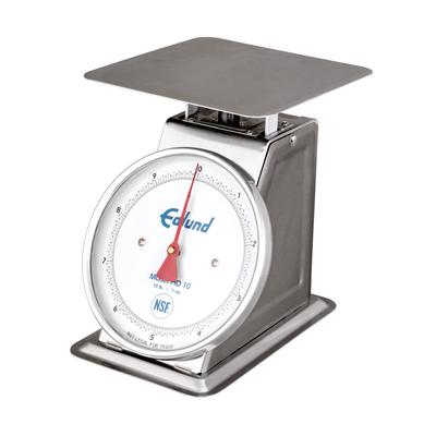 Edlund HD-10 Top Loading Counter Scale, Fixed Dial Sloped Face, 10 lb x 1/2 oz, Stainless Steel