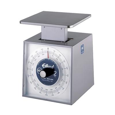 Edlund MSR-2000 Metric Portion Dial Type Scale, 2000 gm x 10 gm, Rotating Dial, Stainless Steel
