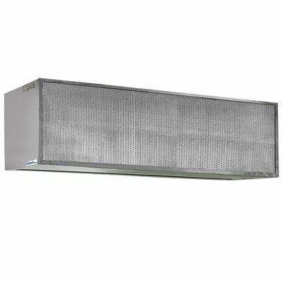 Curtron S-IBD-48-1 48" Insect Control Air Curtain for Commercial Back Door - 1 Speed, Aluminum