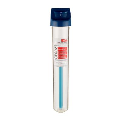 3M Cuno CFS02T Single Pre Filter Water Filter Cartridge, Valve, For 19-1/2" Cartridge, Transparent