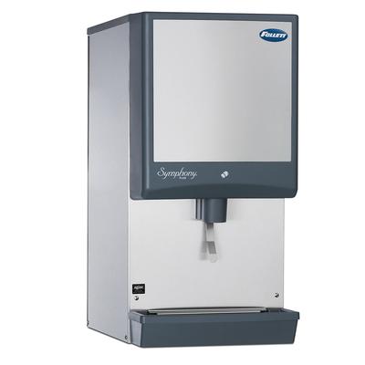 Follett 12CI414A-LI 425 lb Countertop Nugget Ice Dispenser for Commercial Ice Machines - 12 lb Storage, Cup Fill, 115v, 425 lb Daily Production, Chewblet Ice, Stainless Steel