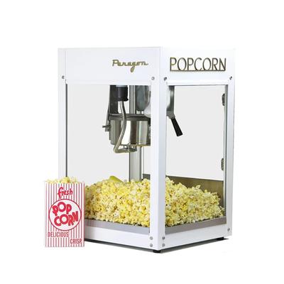 Paragon 20214 Popcorn Machine w/ 4 oz Kettle & White Finish, 120v
