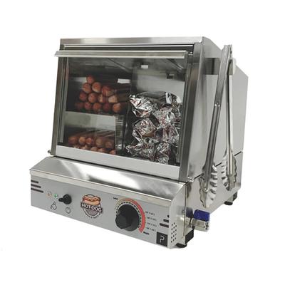 Paragon 8030 Hot Dog Steamer w/ 200 Hot Dog & 200 Bun Capacity, 120v, Stainless Steel