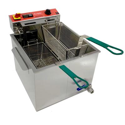 Paragon 9185 Countertop Electric Snack Fryer - 55 lb Vat, 240v/1ph, Stainless Steel