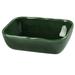 Yanco GG-309 20 oz Rectangular Salad Bowl - Ceramic, Green Gem