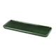 Yanco GG-515 Rectangular Coupe Plate - 16" x 5 5/8", Ceramic, Green Gem