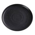 Yanco NB-107 7 1/2" Round Plate - Ceramic, Noble Black