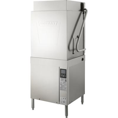 Hobart AM16T-BAS-2 High Temp Door Type Dishwasher w/ 60 Racks/hr Capacity, Built-in Booster, 208-240v/3ph, High-Temp, Single Tank, Stainless Steel