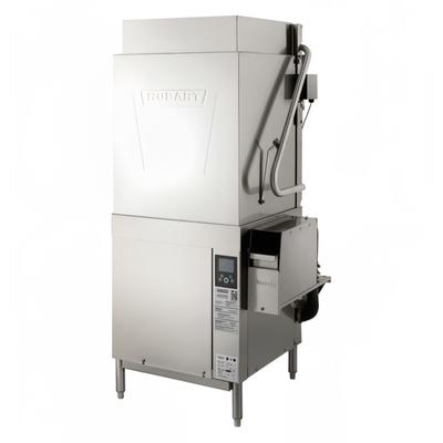 Hobart AM16VLT-ADV-2 High Temp Door Type Dishwasher w/ 38 Racks/hr Capacity, Built-in Booster, 208-240v/3ph, Stainless Steel