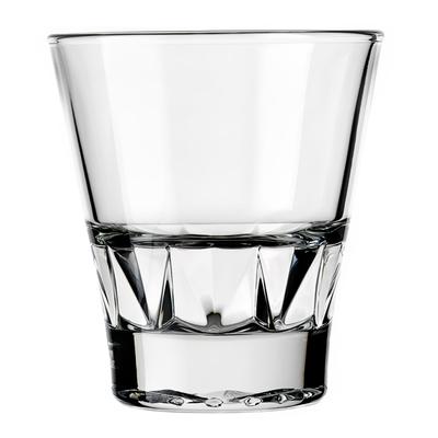Libbey 15970 11 1/2 oz Double Old Fashioned Glass, Diamond Pattern, Gallery, Clear