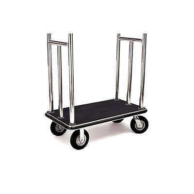 Forbes Industries 250 Vertical Retaining Bars for Birdcage Luggage Carts - Polished Stainless Steel