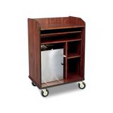 Forbes Industries 4965 Room Service Cart w/ (4) Shelves - 31"L x 21"W x 45"H, Laminate