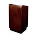 Forbes Industries 5915 Floor Podium w/ (2) Shelves - 25-1/2"W x 23-1/2"D x 47"H, Wood Veneer, Brown