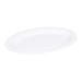 Elite Global Solutions B129OV-W 12" x 9" Rectangular Merced Platter - Melamine, White, 12/Case