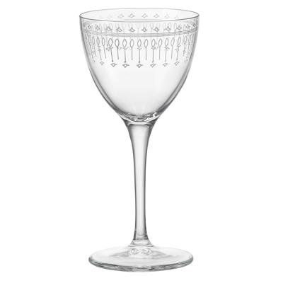 Steelite 49214Q904 5 1/4 oz Novecento Art Deco Coupe Nick & Nora Martini Glass, Clear