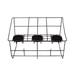 Fetco A035 3 Position Airpot Rack w/ Drip Tray - Wire, Black