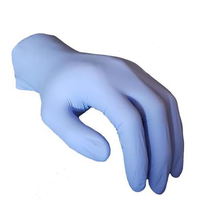 Strong 1004 Nitrile Exam Gloves w/ Textured Fingertip - Powder Free, Periwinkle, Large, Powder-Free, Blue