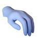 Strong 1004 Nitrile Exam Gloves w/ Textured Fingertip - Powder Free, Periwinkle, Large, Powder-Free, Blue