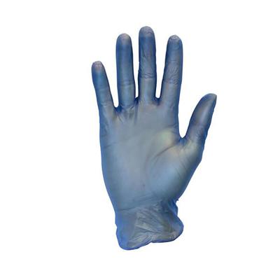 Strong 73214 General Purpose Vinyl Gloves - Powder Free, Blue, Large