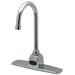 Zurn Industries Z6920-XL-CP8-FC1.5 Deck Mount Gooseneck Sensor Faucet w/ 1.5 gpm Flow Control & 8" Cover Plate - Chrome