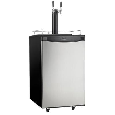 Danby DKC054A1BSL2DB 20 1/2" Kegerator Commercial Beer Dispenser w/ 1 Keg Capacity - 1 Column, Stainless, 115v, Silver