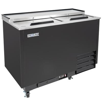 MoTak MGF-49-X 2 Section Glass Chiller w/ 240 Mug Capacity - Black, 115v, 240-Mug Capacity