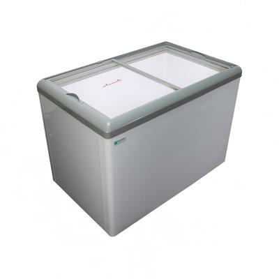 Excellence Industries HL-14HC 51 3/4" Mobile Ice Cream Freezer w/ 5 Basket Capacity - White, 115v
