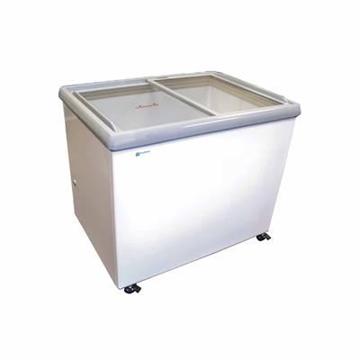 Excellence Industries SPOT-6HC 44 1/4" Dual Temperature Ice Cream Freezer - White, 115v