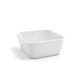 Front of the House DBO082WHP23 12 oz Square Mod Bowl - Porcelain, White