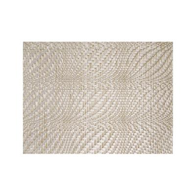 Front of the House XPM104PLV83 Rectangular Metroweave Woven Vinyl Placemat - 16