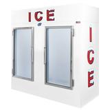 Leer, Inc. L085UAGP 84" Indoor Ice Merchandiser w/ (160) 10 lb Bag Capacity - White, 120v