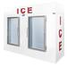 Leer, Inc. L100UAGP 94" Indoor Ice Merchandiser w/ (200) 10 lb Bag Capacity - Glass Doors, 115v, White